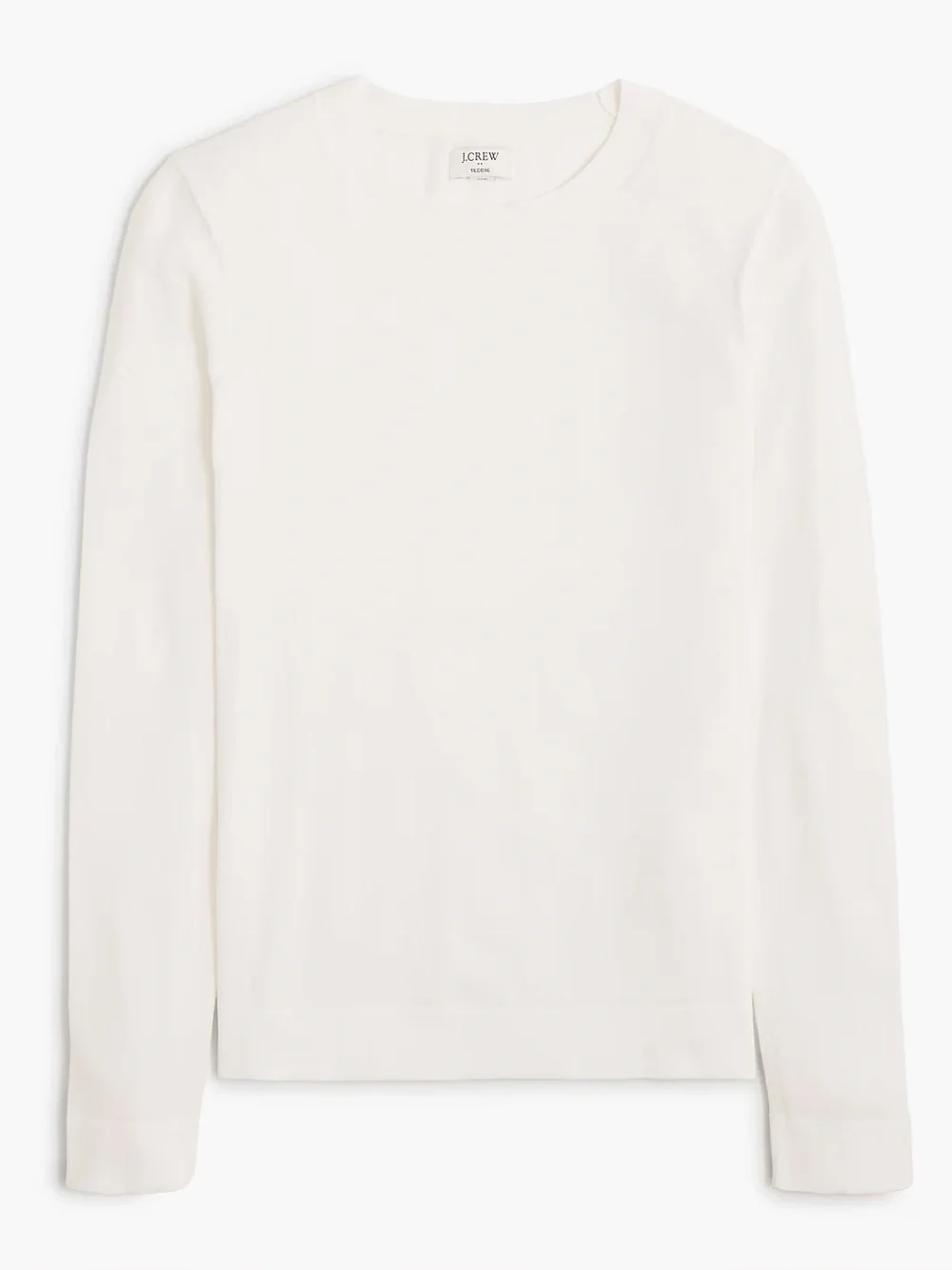 J. Crew Cotton Teddie Sweater in White XL